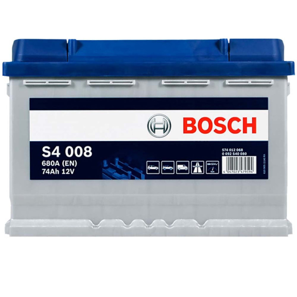 Batería Bosch S4 008 74Ah 680A R+ (S40 080)